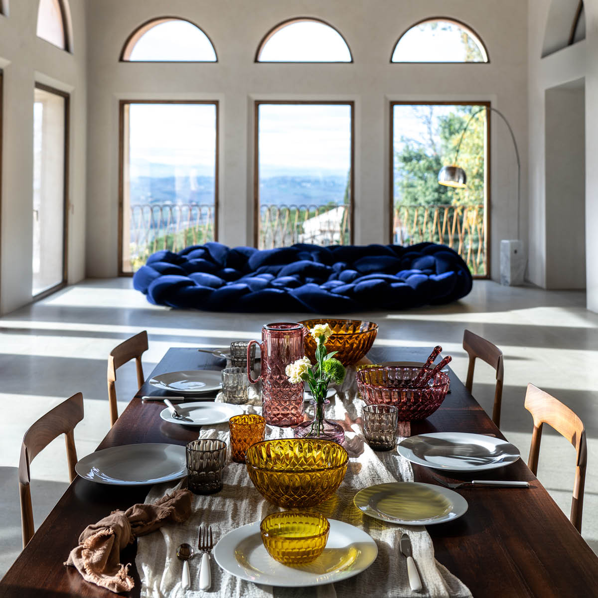 Guzzini Vanity tumbler låg 36 cl bioplast Mönster 2 Smoke