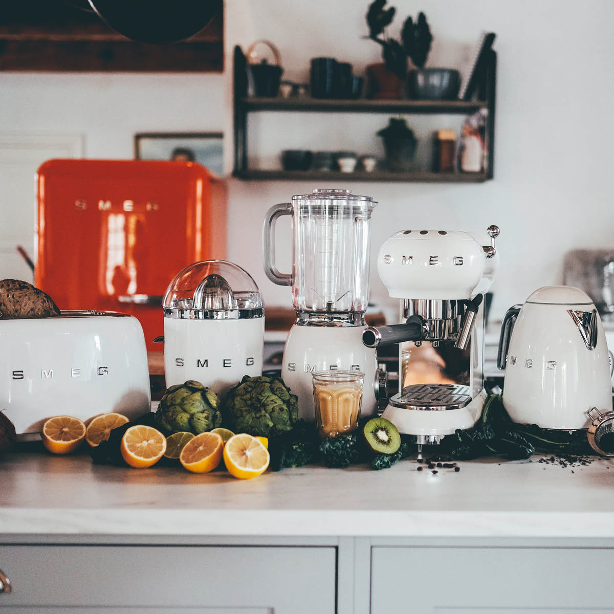 Smeg Sitruspresse CJF11 hvit