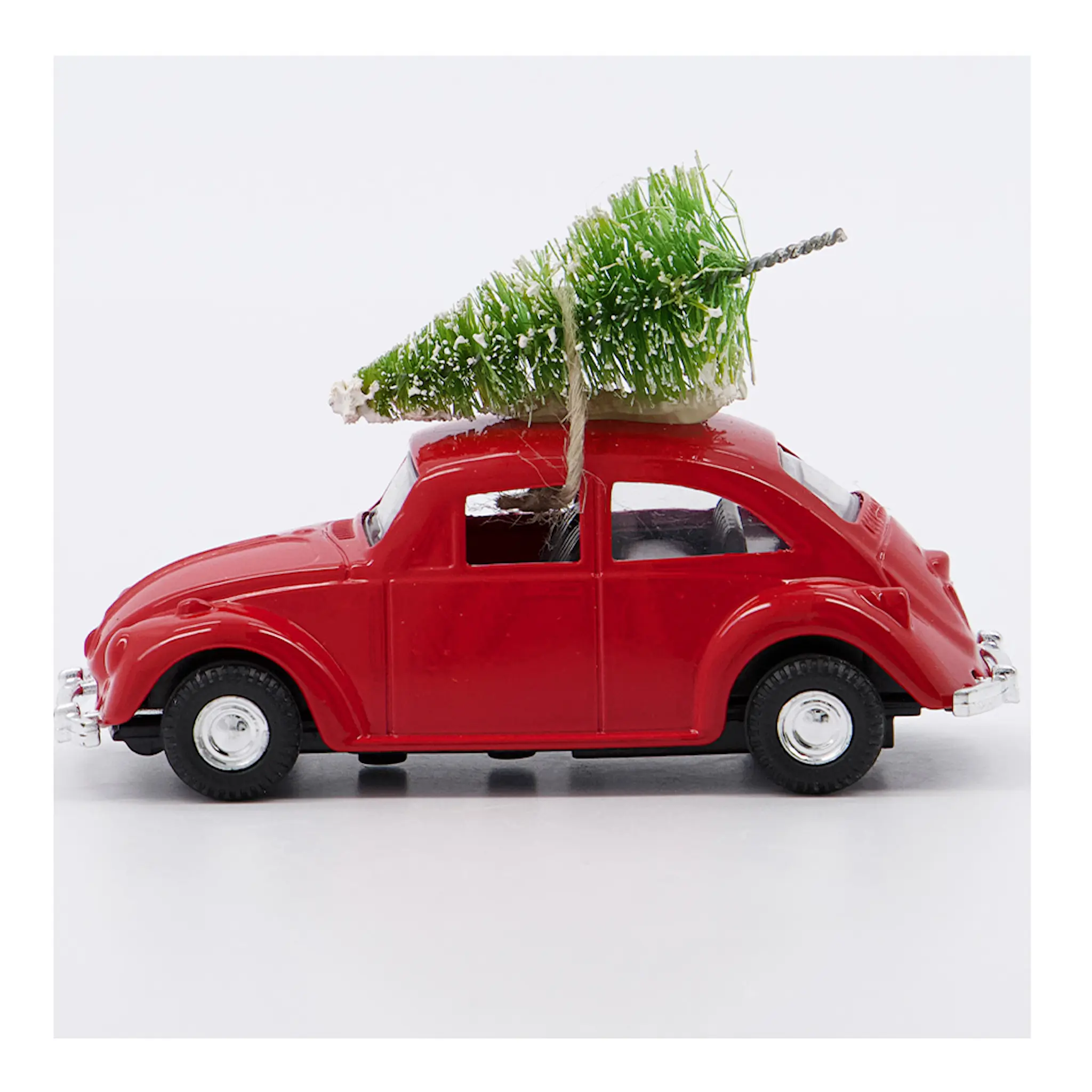 House Doctor Xmas Car julpynt bil mini 8,5 cm röd