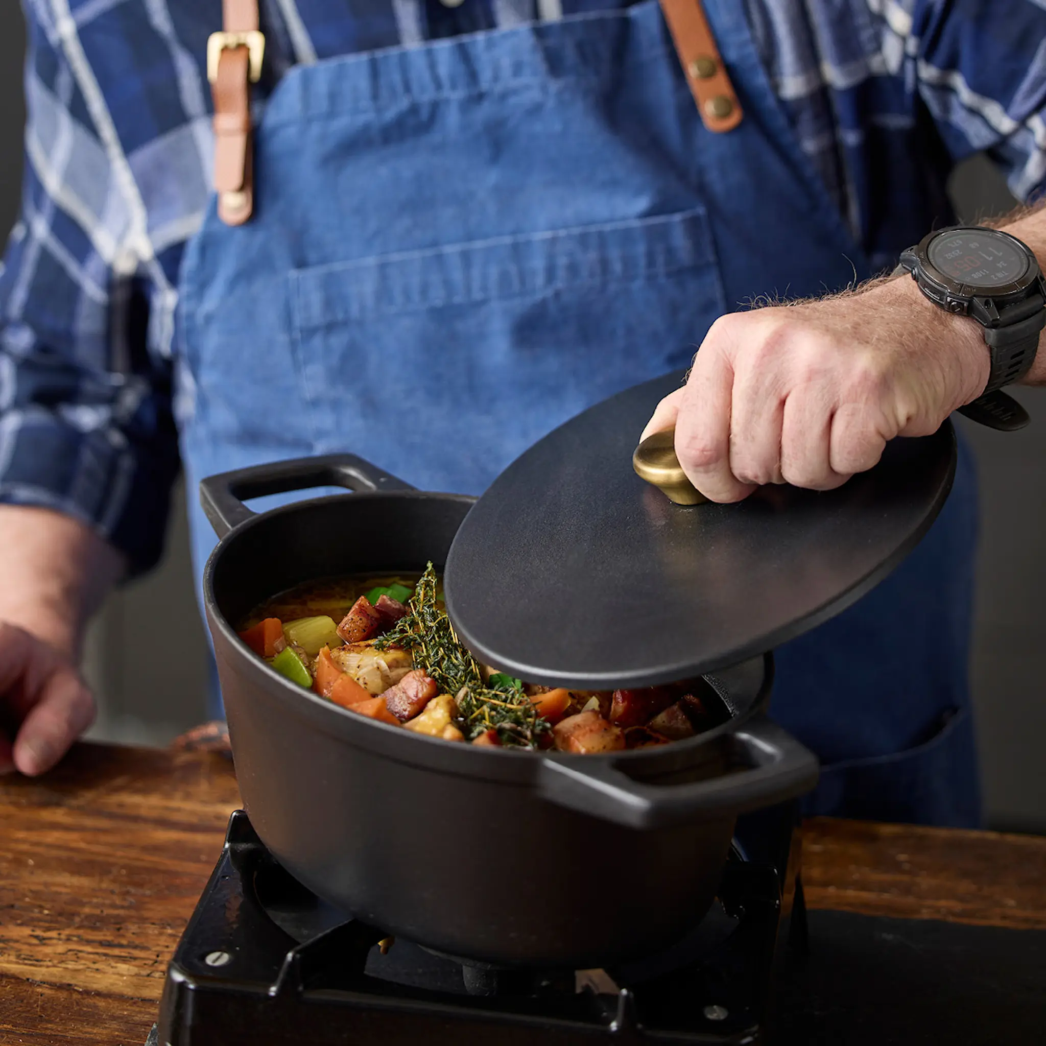 Holm Holm Valurautapata 3,8 L Musta