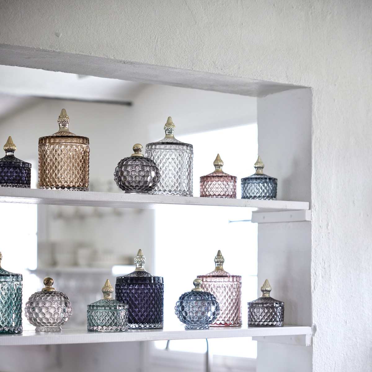 Lene Bjerre Miya Purkki 10,5 cm Tummanharmaa