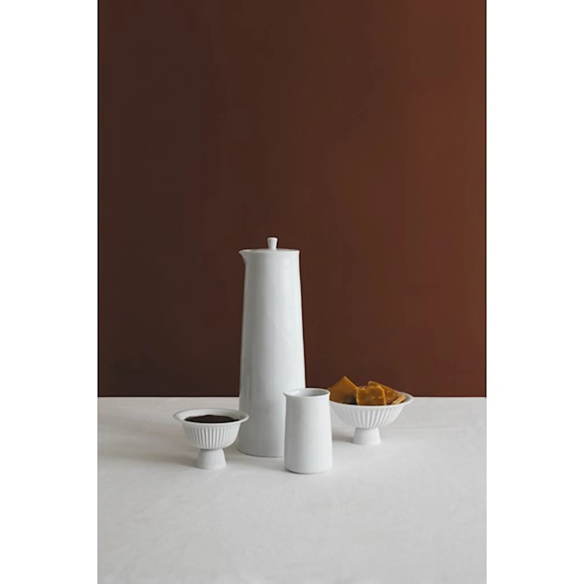 Lyngby Porcelæn Thermodan Kanna 70 cl Vit