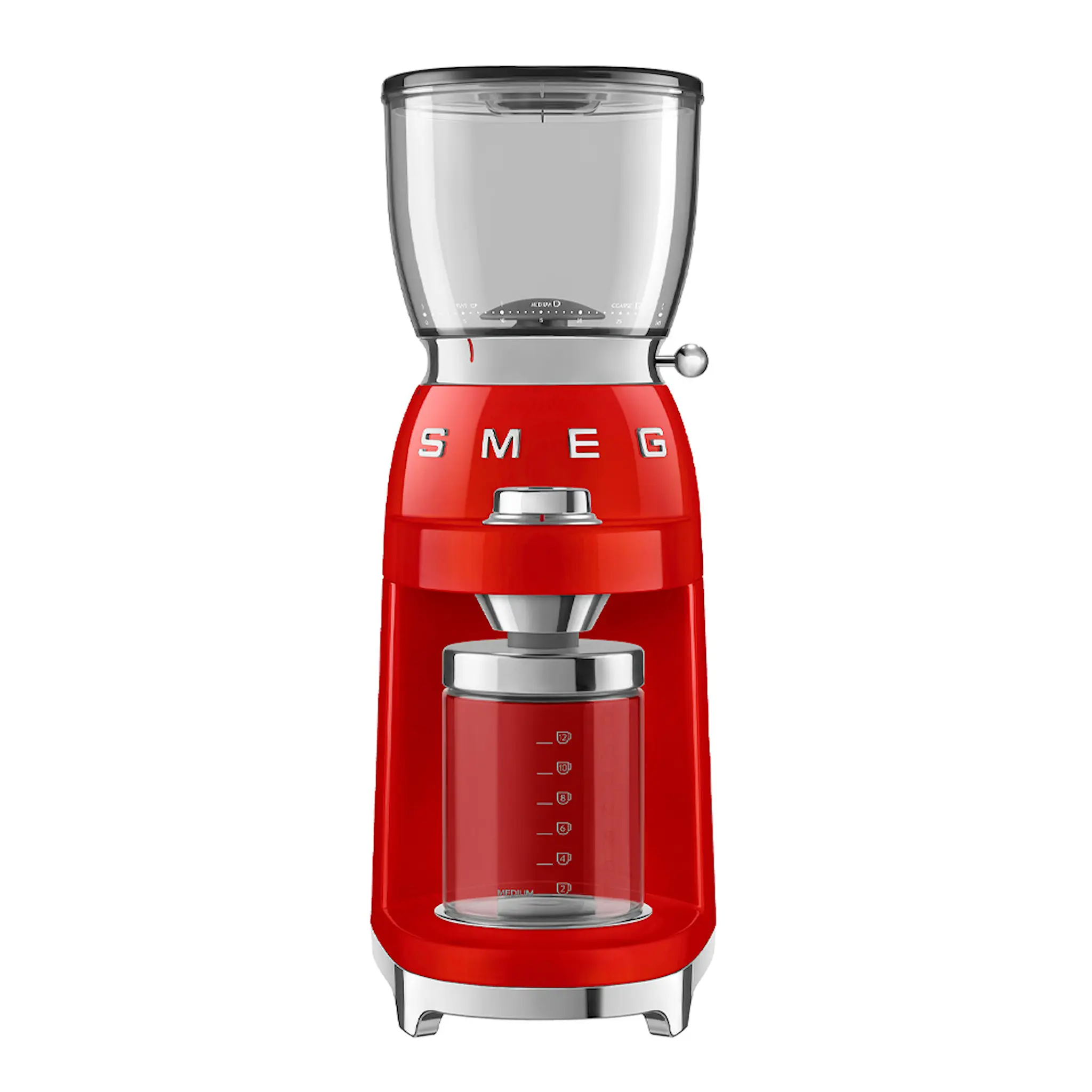 Smeg Kaffekvarn CGF11 350 g röd