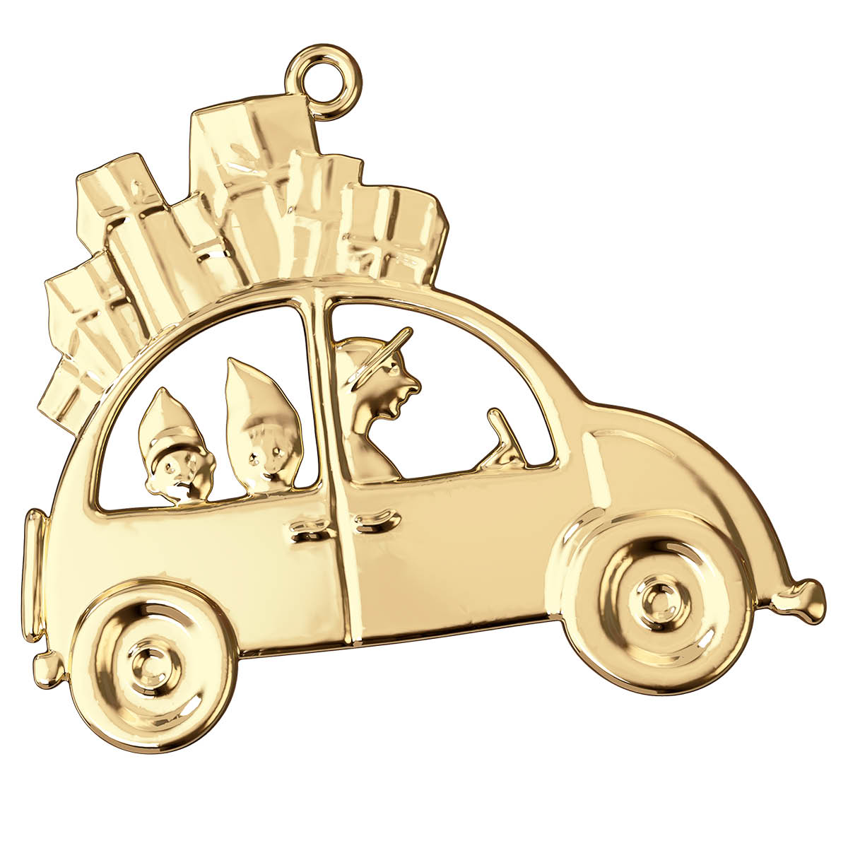 Rosendahl Julebil 6,5 cm forgylt