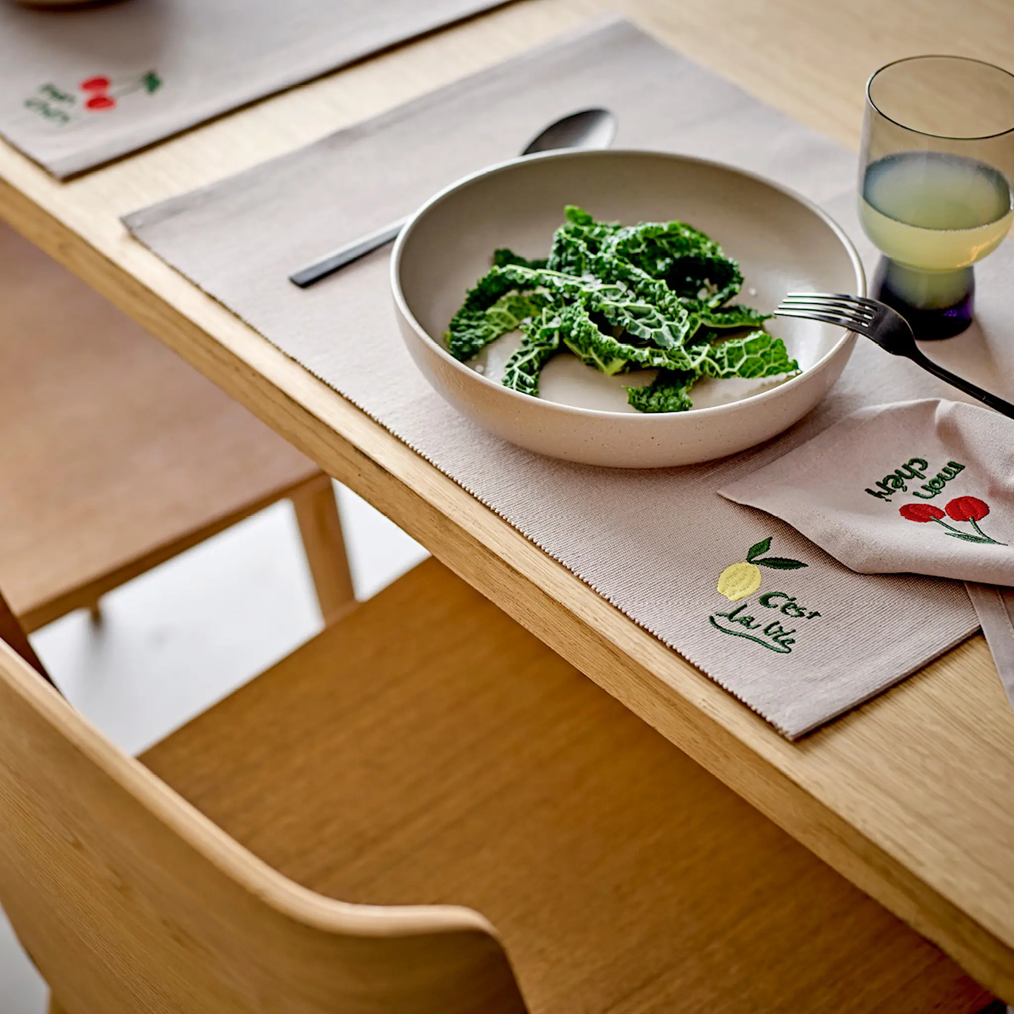 Södahl Bistro Lautasliina 40x40 cm 2 kpl Vihreä