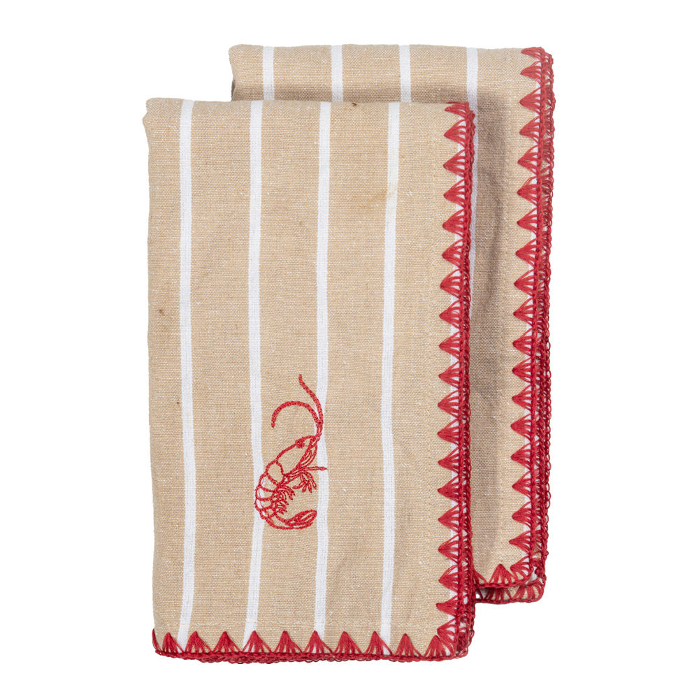 ByOn - Bubba Lautasliina 45x45 cm 2 kpl Beige