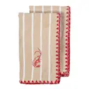 Bubba Tygservett 45x45 cm 2-pack beige