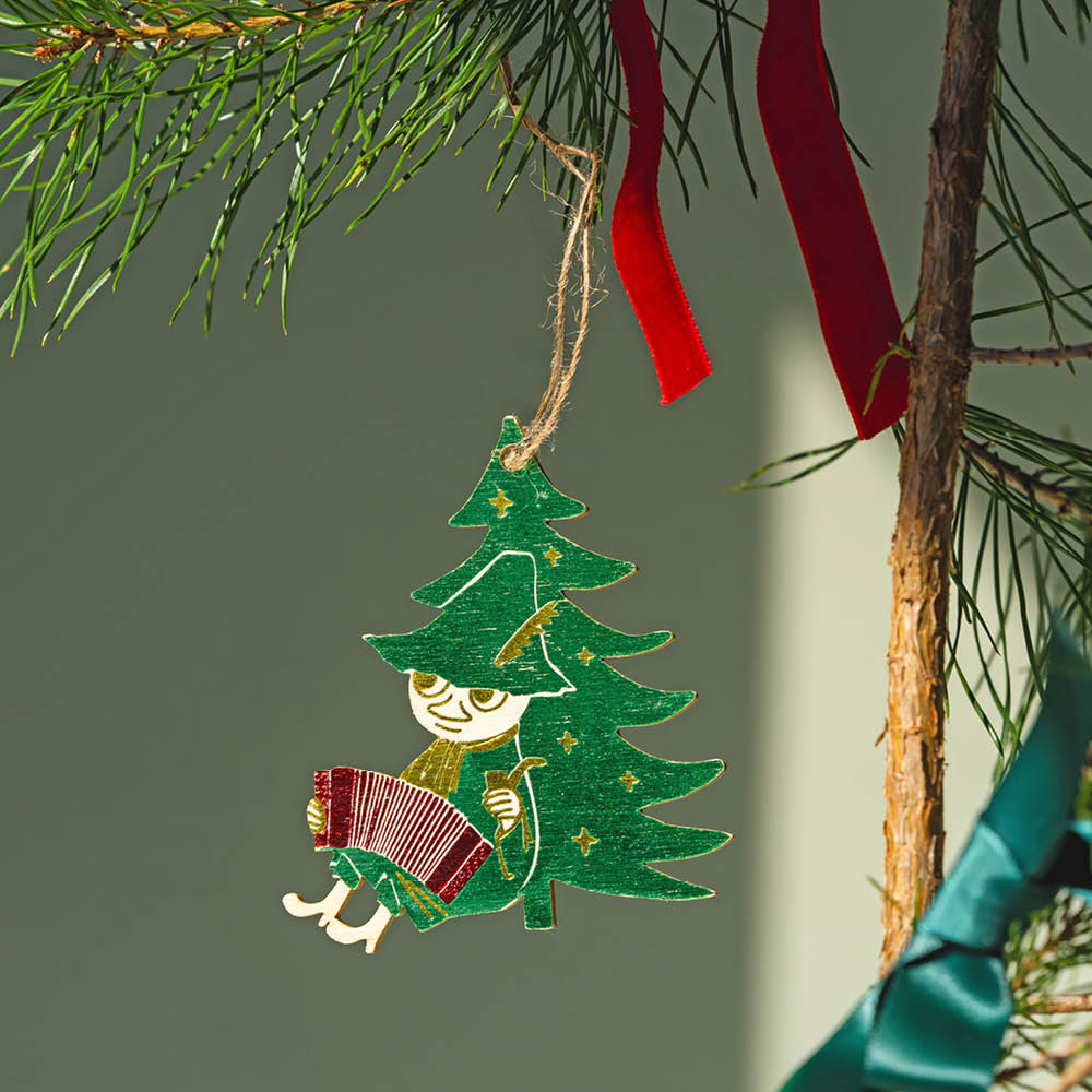 Muurla Mumin juldekoration 9 cm Snusmumriken