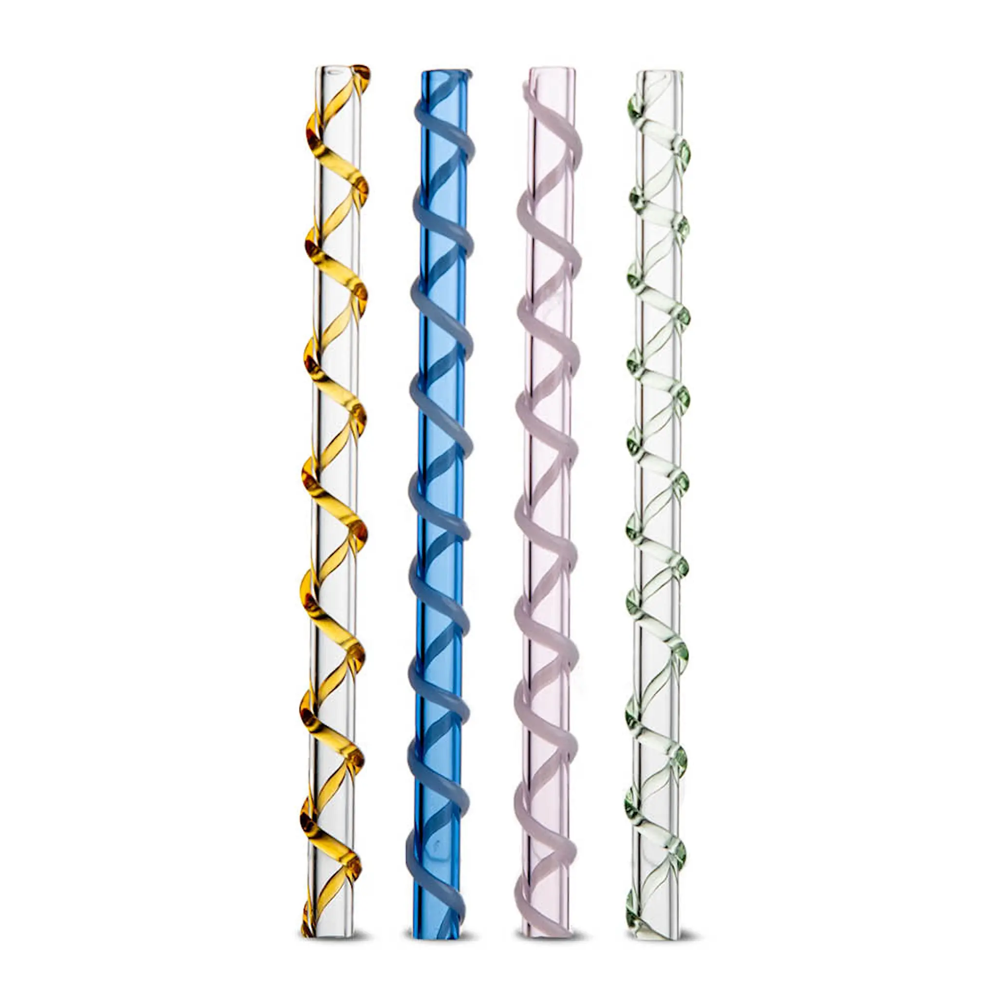 ByOn Celebrate Sugrör Glas 4-pack Multi