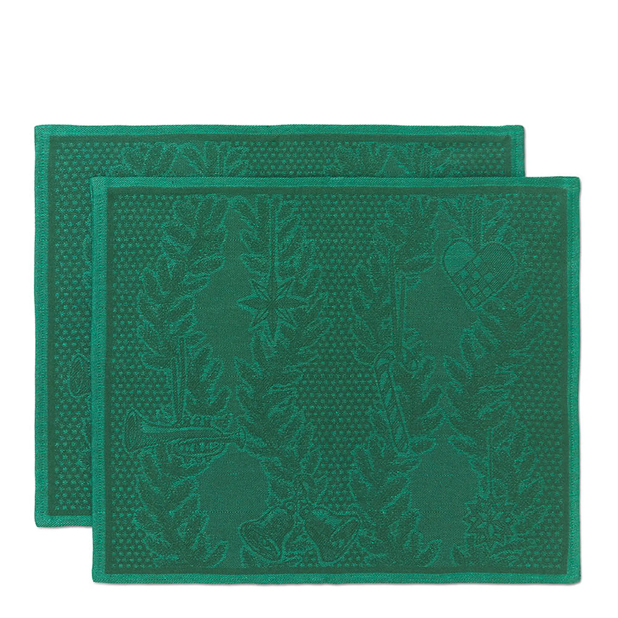 Royal Copenhagen Star Fluted Christmas bordstablett 45x35 cm 2-pack grön