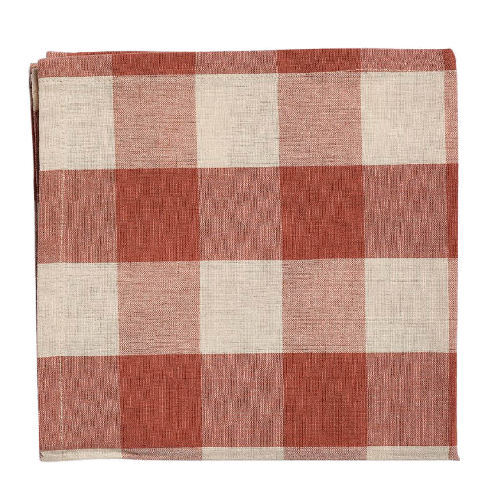 Midnatt Bertel tygservett 40x40 cm 4-pack terracotta/aprikos