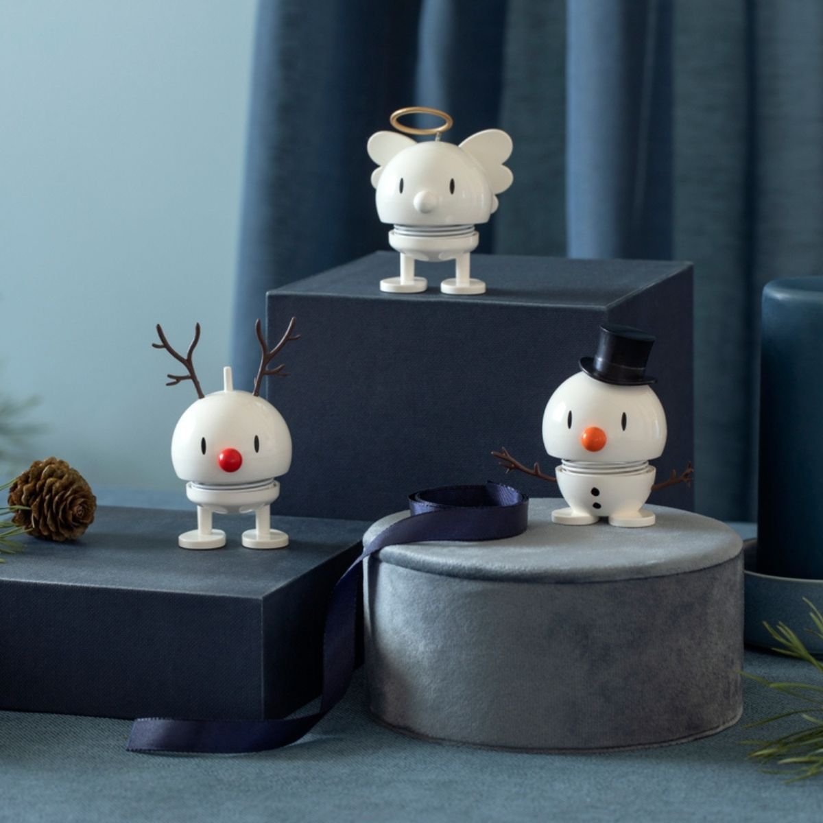 Hoptimisten Bumble angel liten hvit