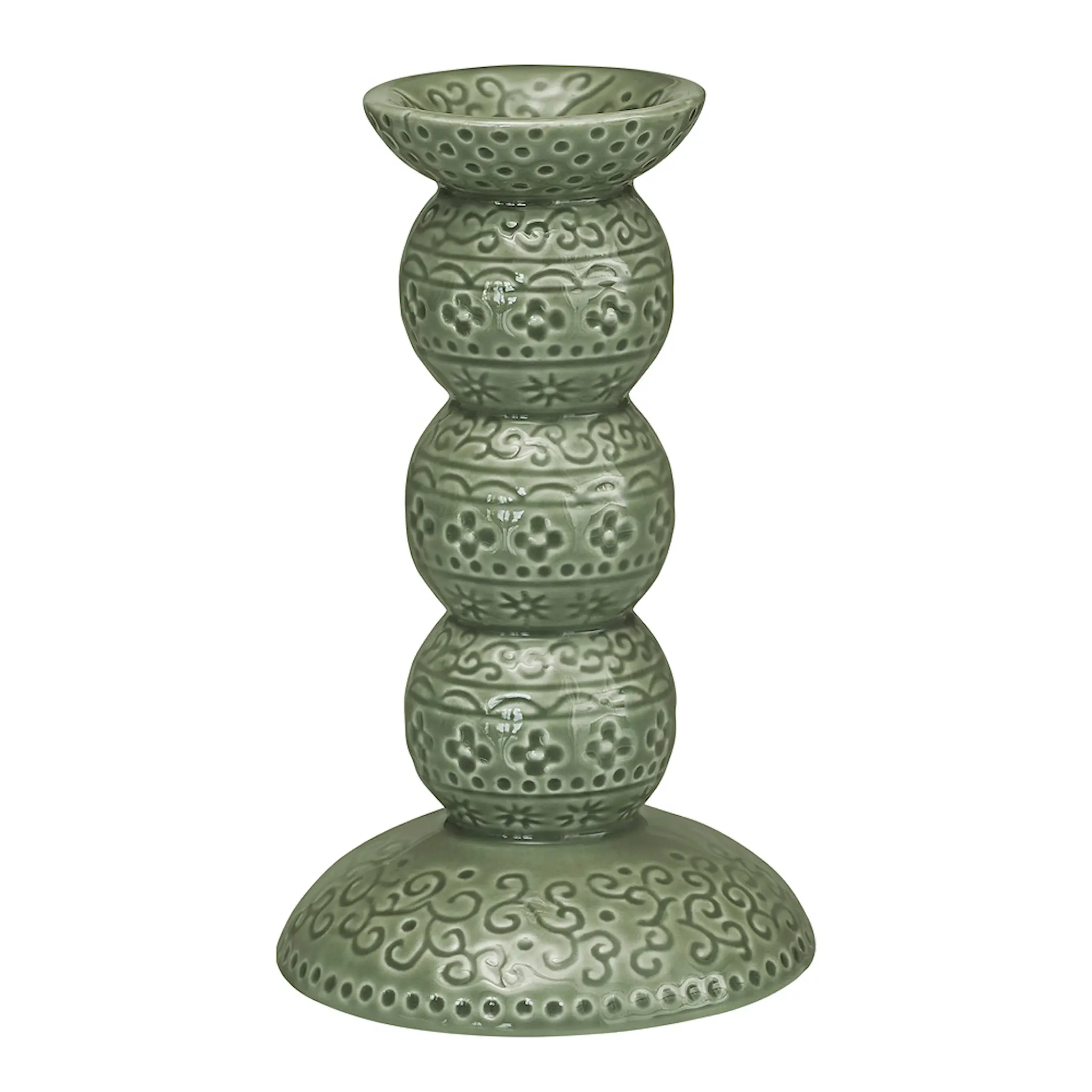 Cultdesign Orient antik ljusstake 14 cm pesto