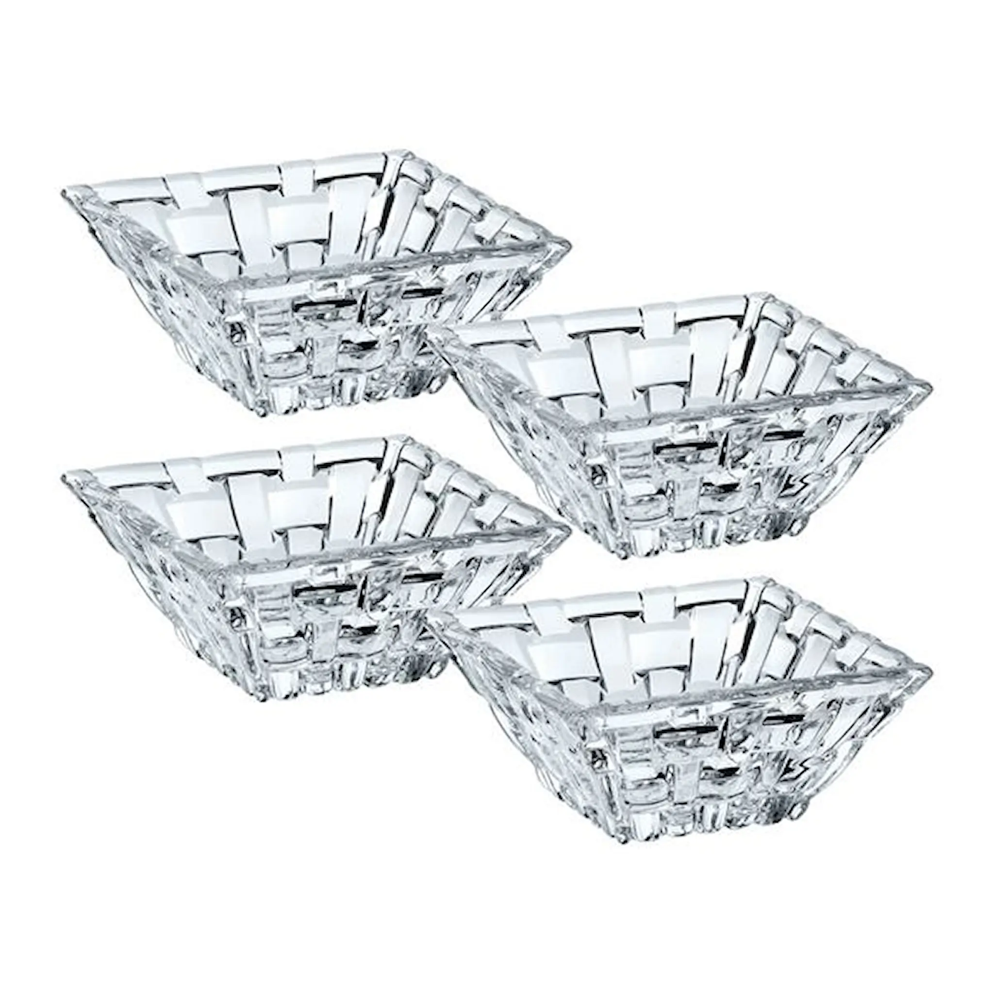 Nachtmann Bossa Nova Dippskål Fyrkantig 8,5 cm 4-Pack