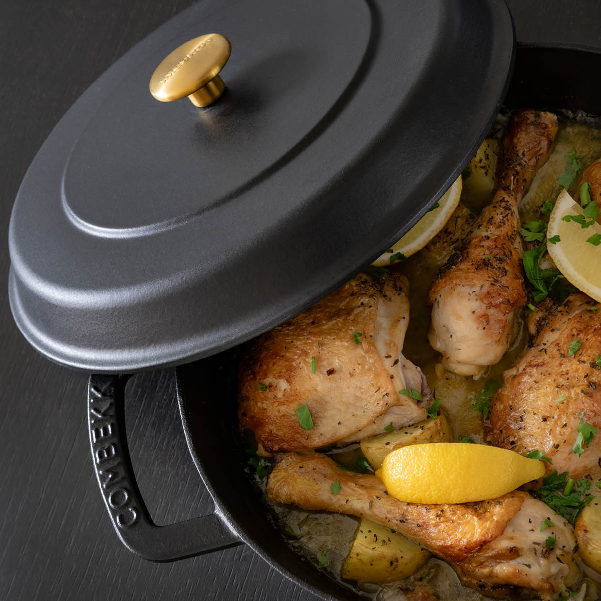 Combekk Braiser Malurautapata 28 cm 5 L Musta