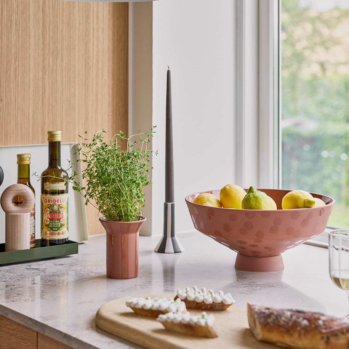 OYOY Luonto skål 32 cm Terracotta