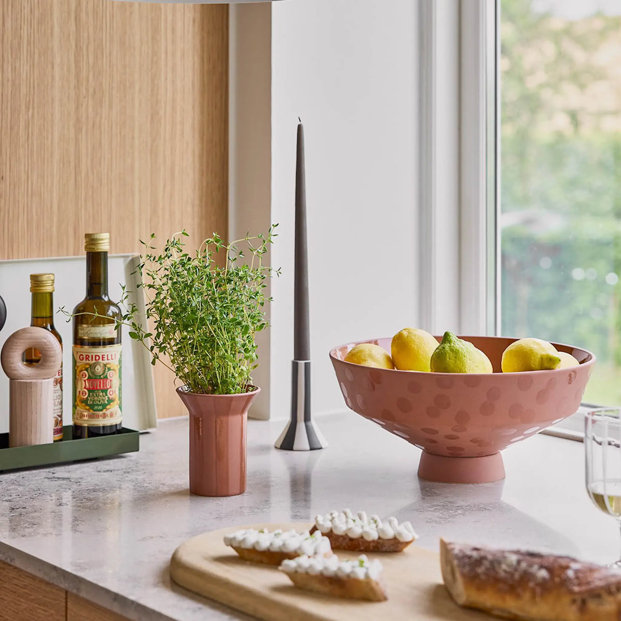 OYOY Luonto skål 32 cm Terracotta