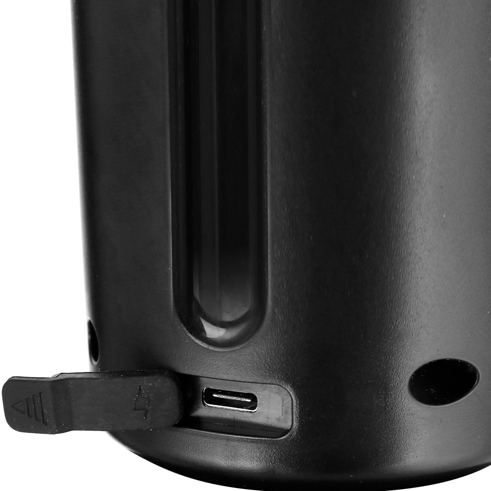 EMERIO Elvisp Uppladdningsbar Svart