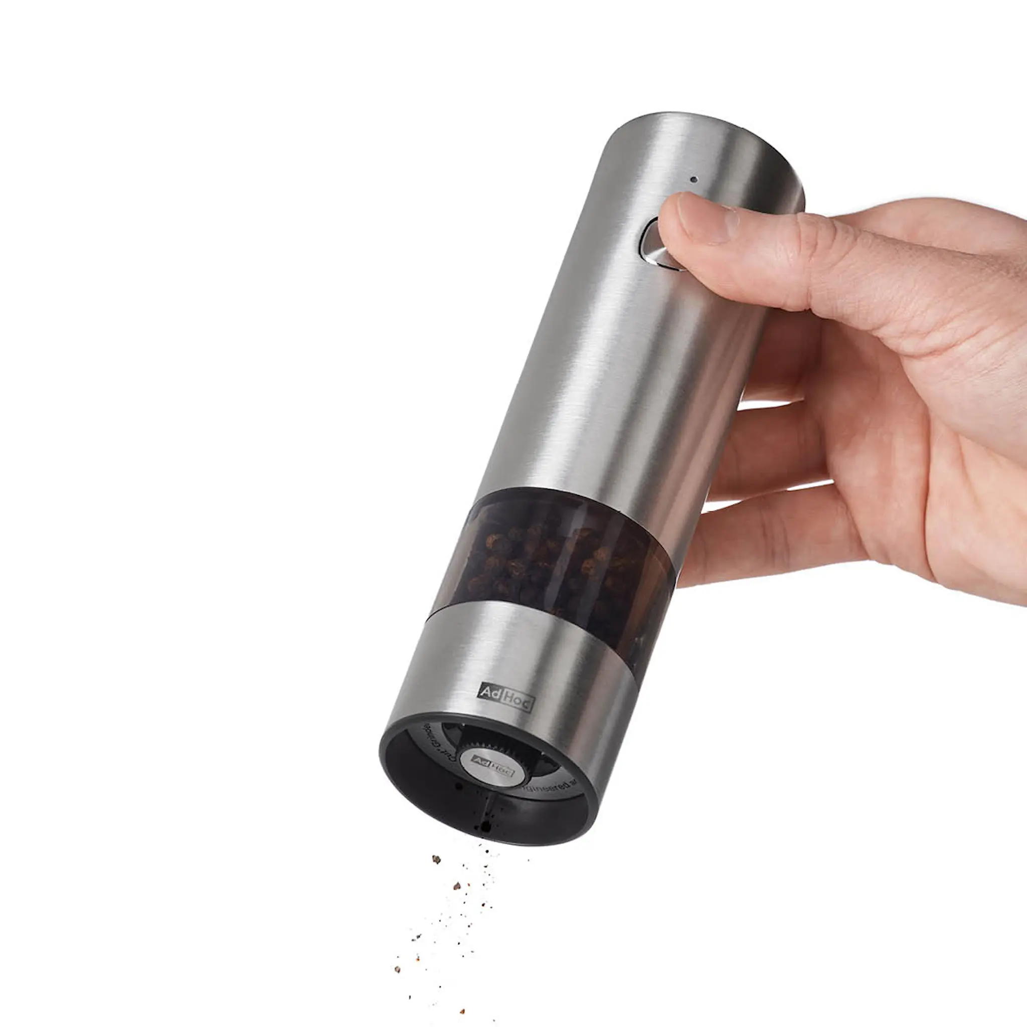 AdHoc i.Mill elektrisk kryddkvarn 17 cm stål