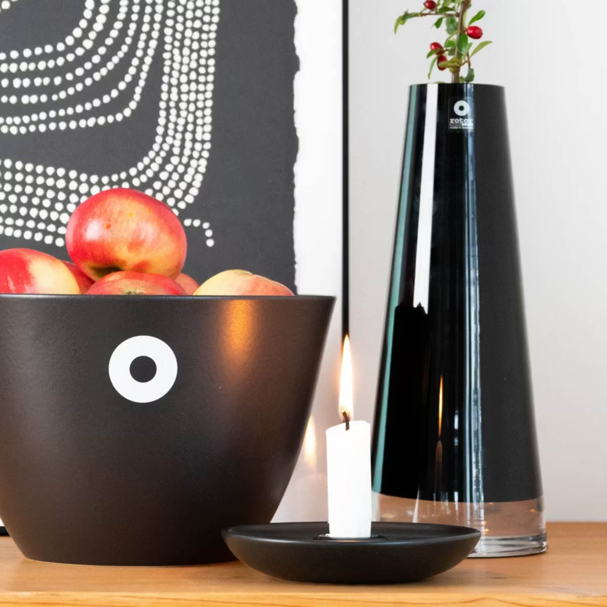 Rotor Design Signatur ljusstake Galax 13,5x13,5 cm svart