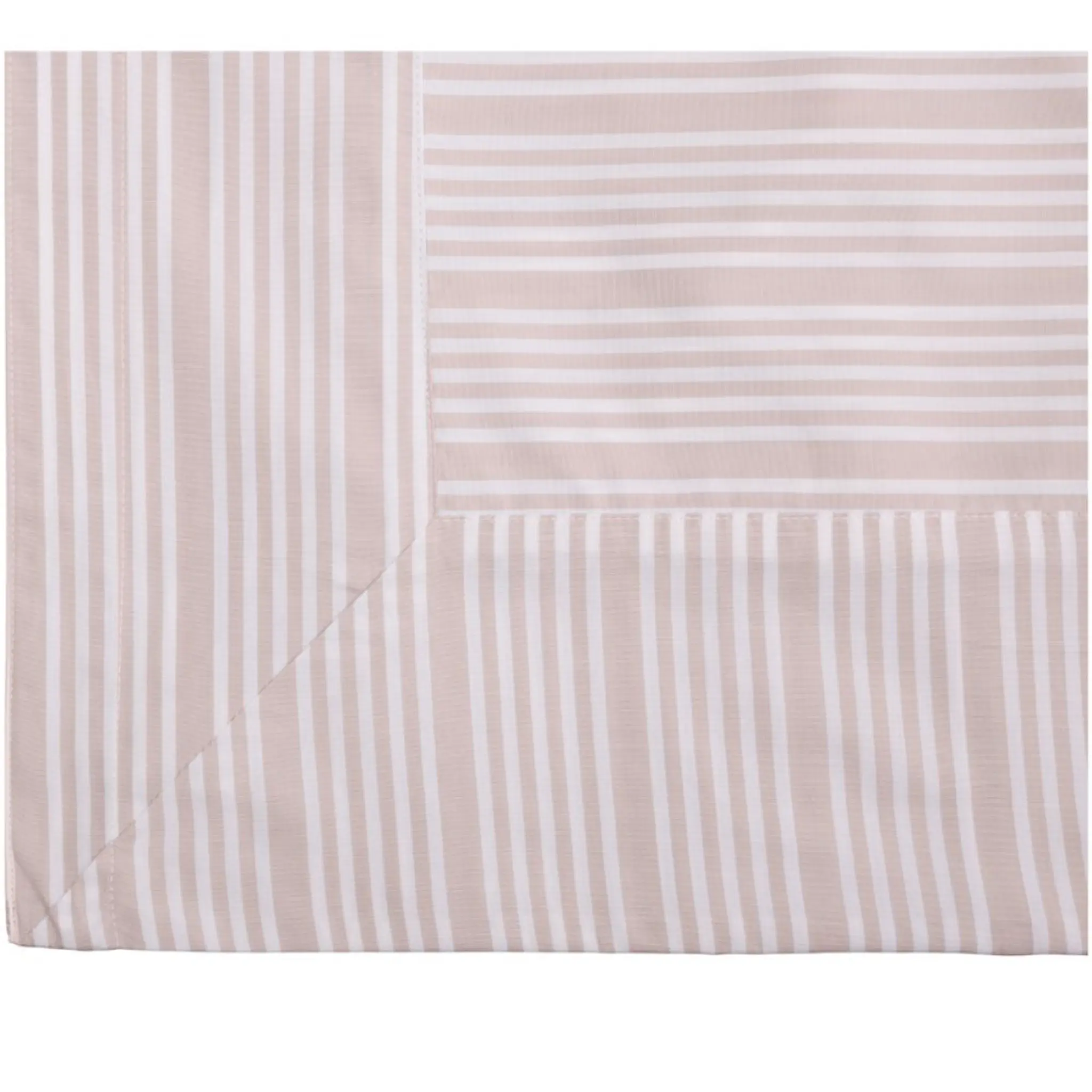 Home by Ilse Jacobsen Bedding Collection bäddset 140x220 cm + 63x60 cm sand beige stripes