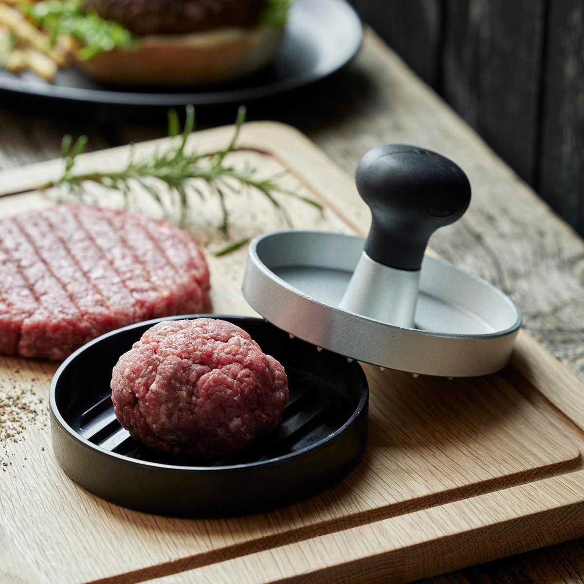 Rösle Hampurilaispihvipuristin 8 cm