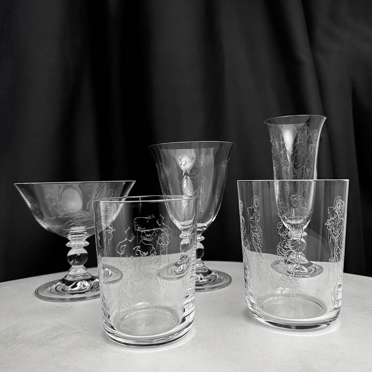 Frederik Bagger People Punaviinilasi 26 cl 2 kpl