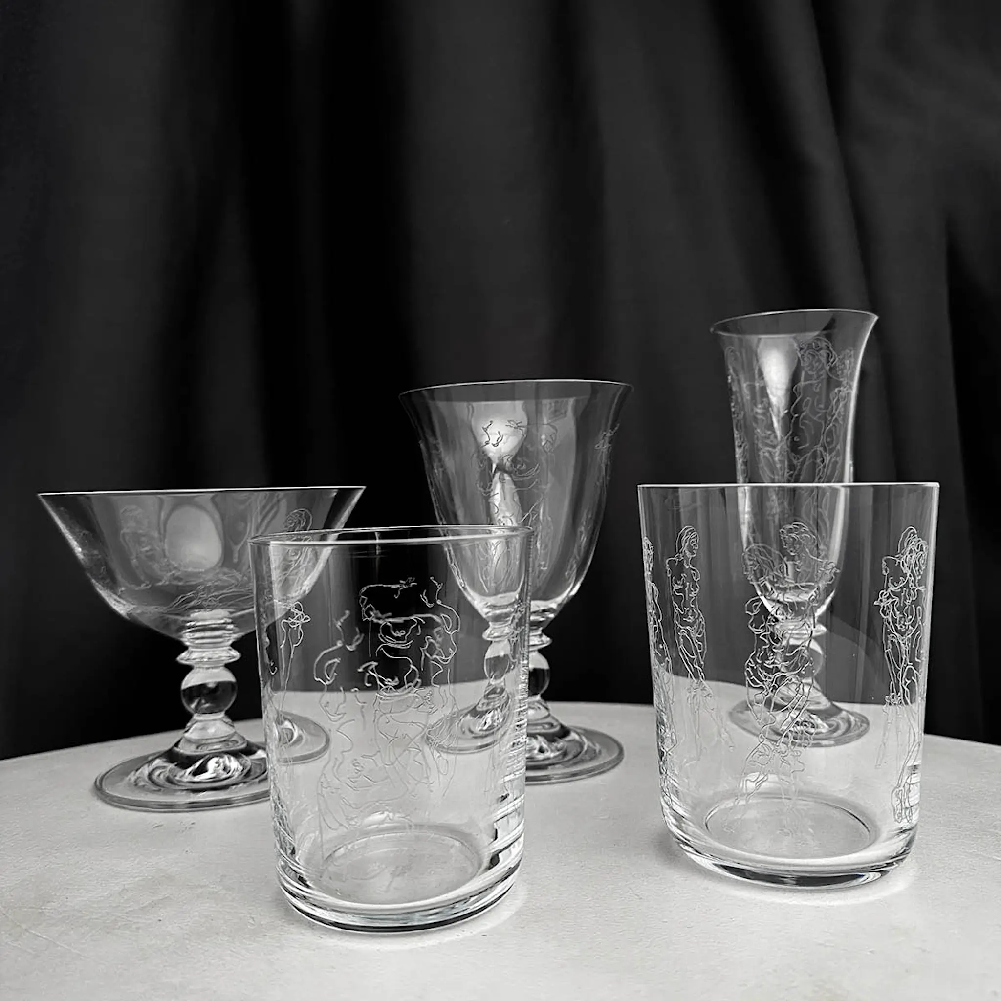 Frederik Bagger People Punaviinilasi 26 cl 2 kpl