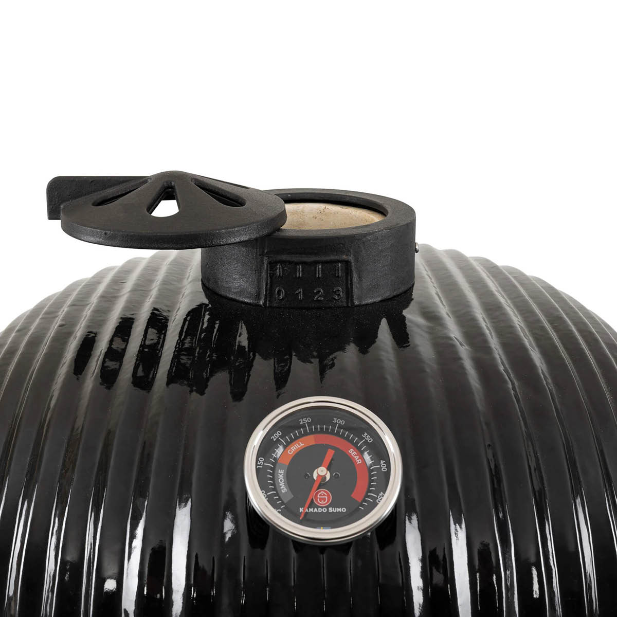 Kamado SUMO Kamado Grill Icon Large hiiligrilli musta