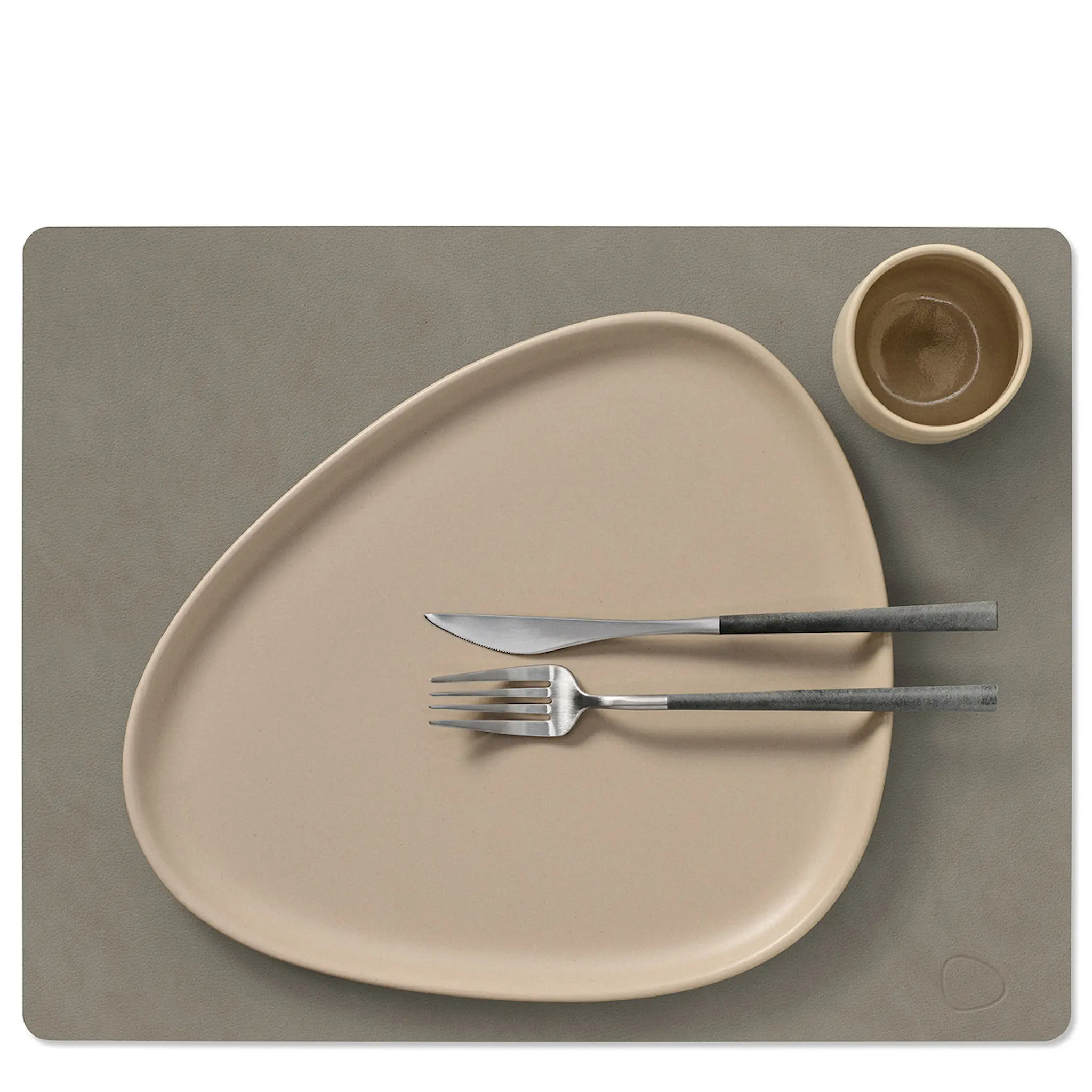 LIND DNA Nupo Square Bordstablett 35x45 cm Flint Grey