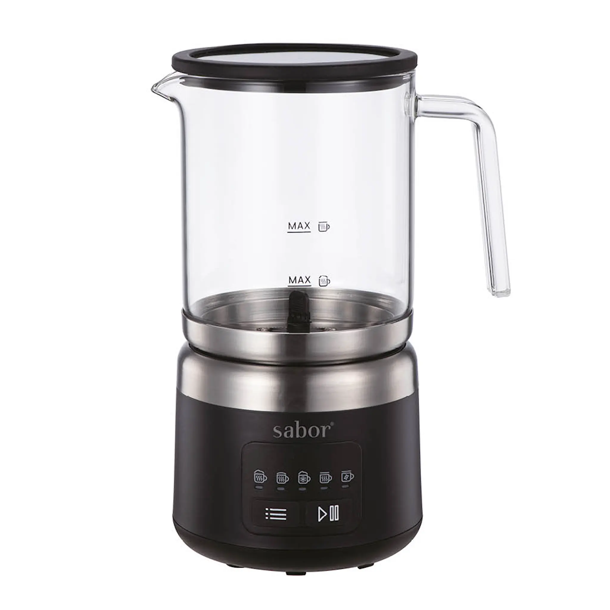 Sabor Ultimate melkeskummer 0,5L svart