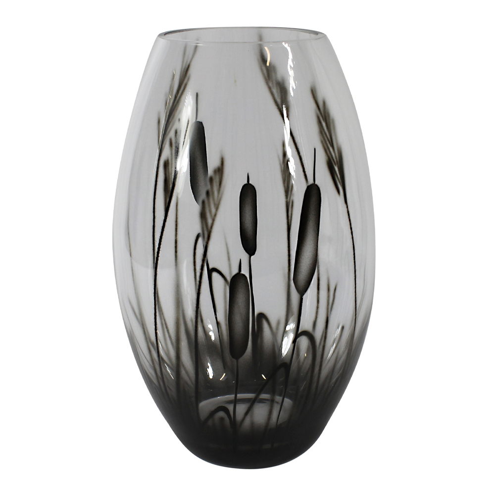 Nybro Crystal Kaveldun Vas 26 cm Klar