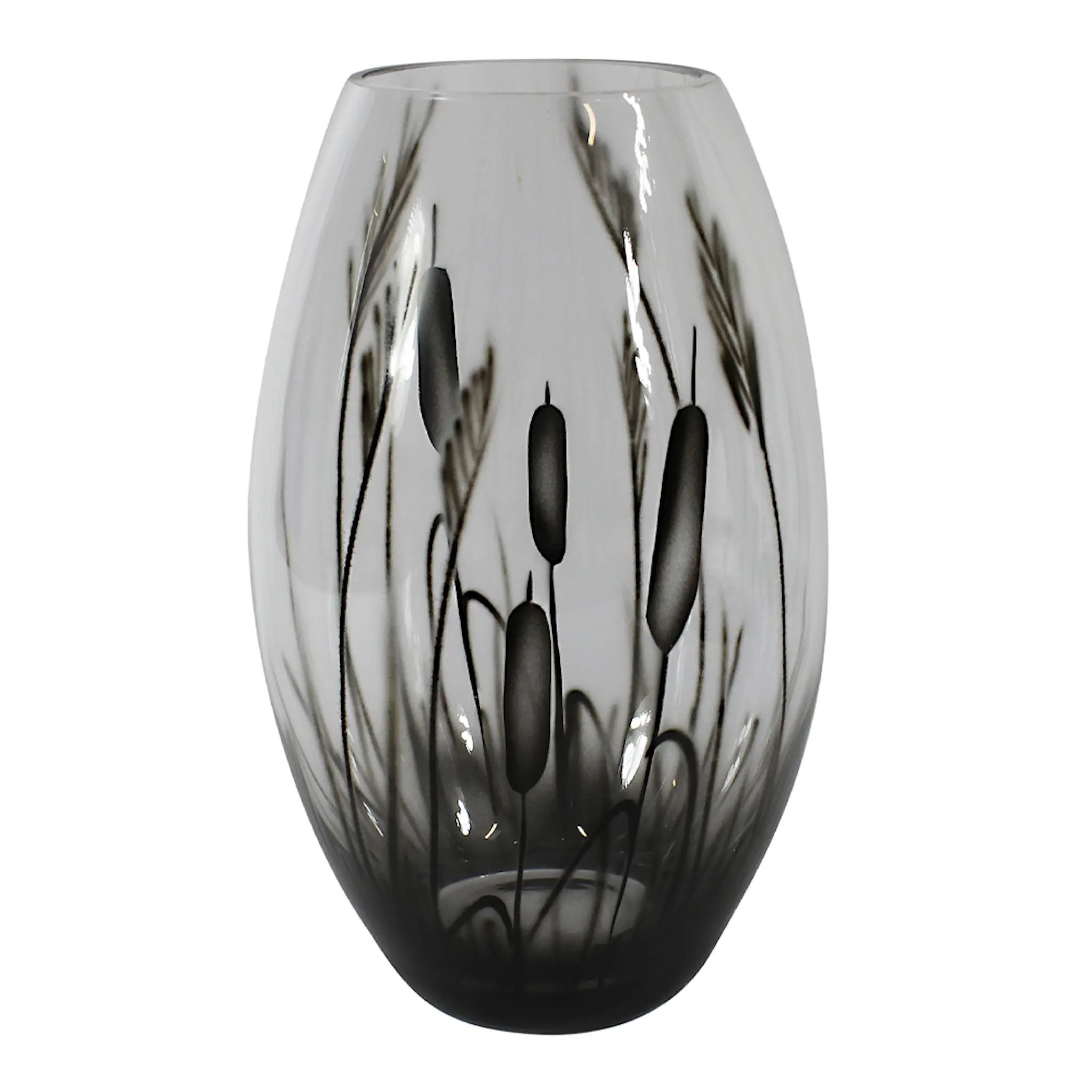 Nybro Crystal Kaveldun Vas 26 cm Klar