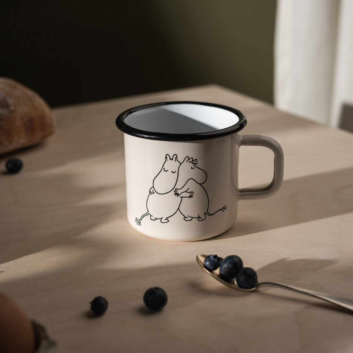 Muurla Mumin Emaljmugg 37 cl mumin 80 år