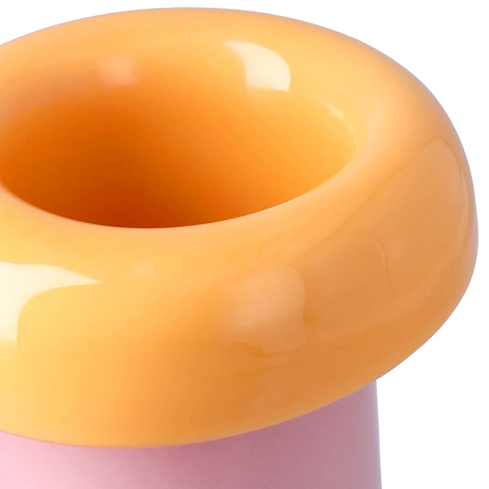 Holmegaard Soma vas 16,5 cm rosa/orange