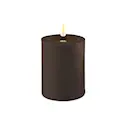 Led Blockljus 7,5x10 cm Mokka