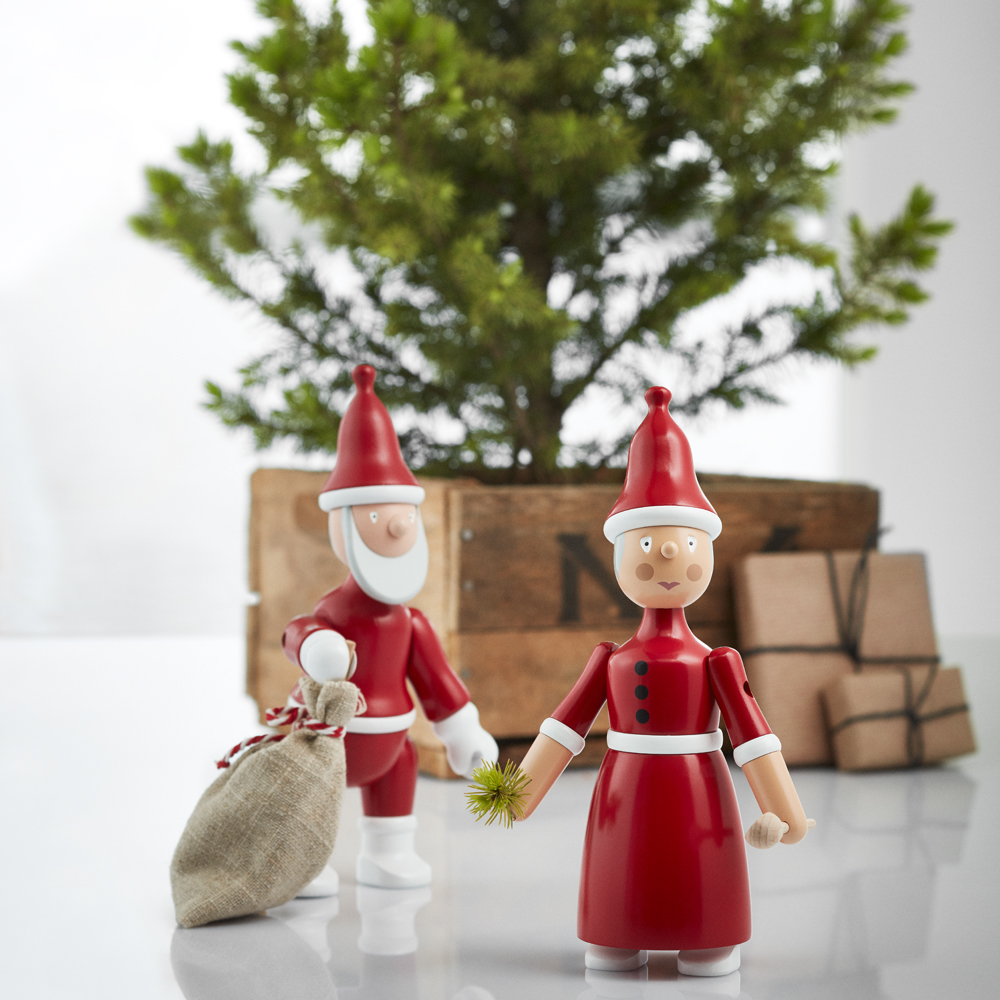 Kay Bojesen Denmark Jultomte 19 cm Röd/Vit