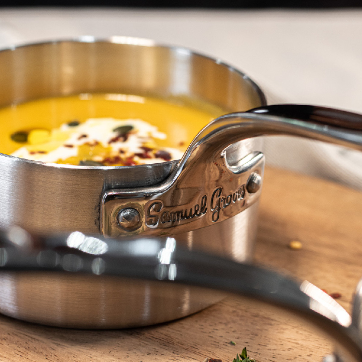 Samuel Groves Serveware minikasserollesett 3 deler 9 cm stål