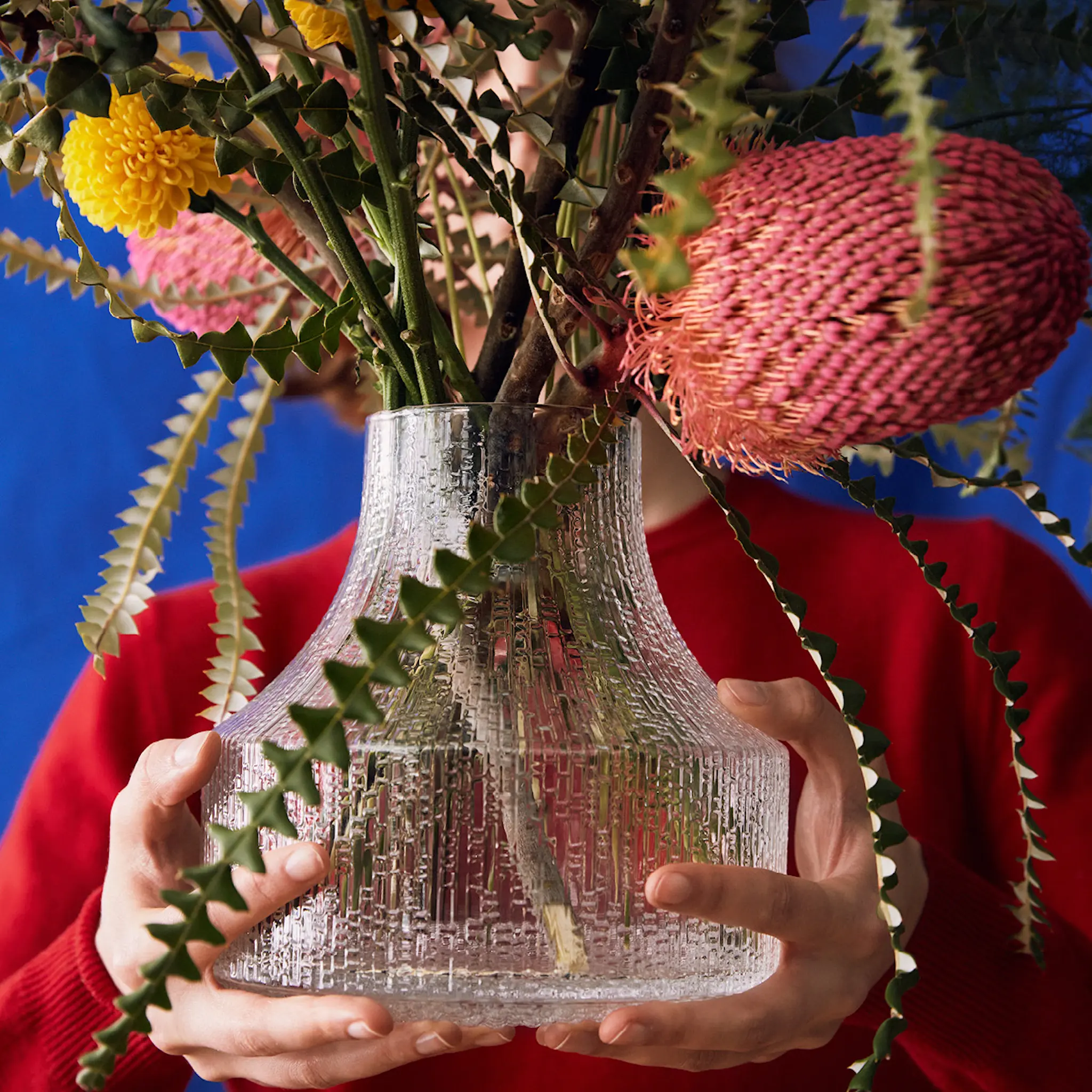 iittala Ultima Thule Glas Vas 19 cm Klar