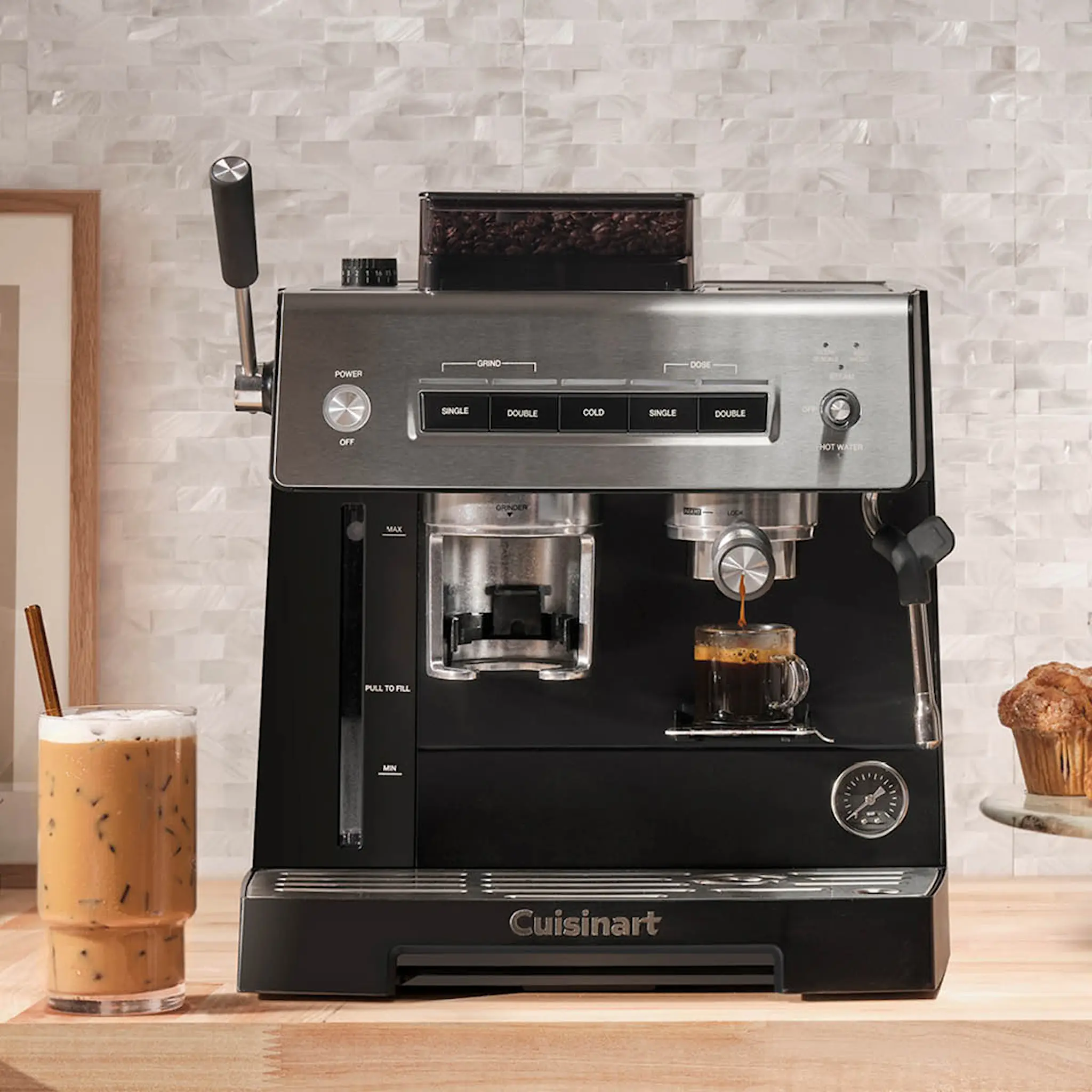 Cuisinart Espresso Bar Grind&Brew espressomaskin med kvarn EM640E 2,2 L