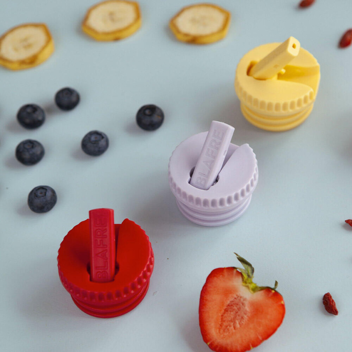 Blafre Kork med fällbar drickpip ljuslila