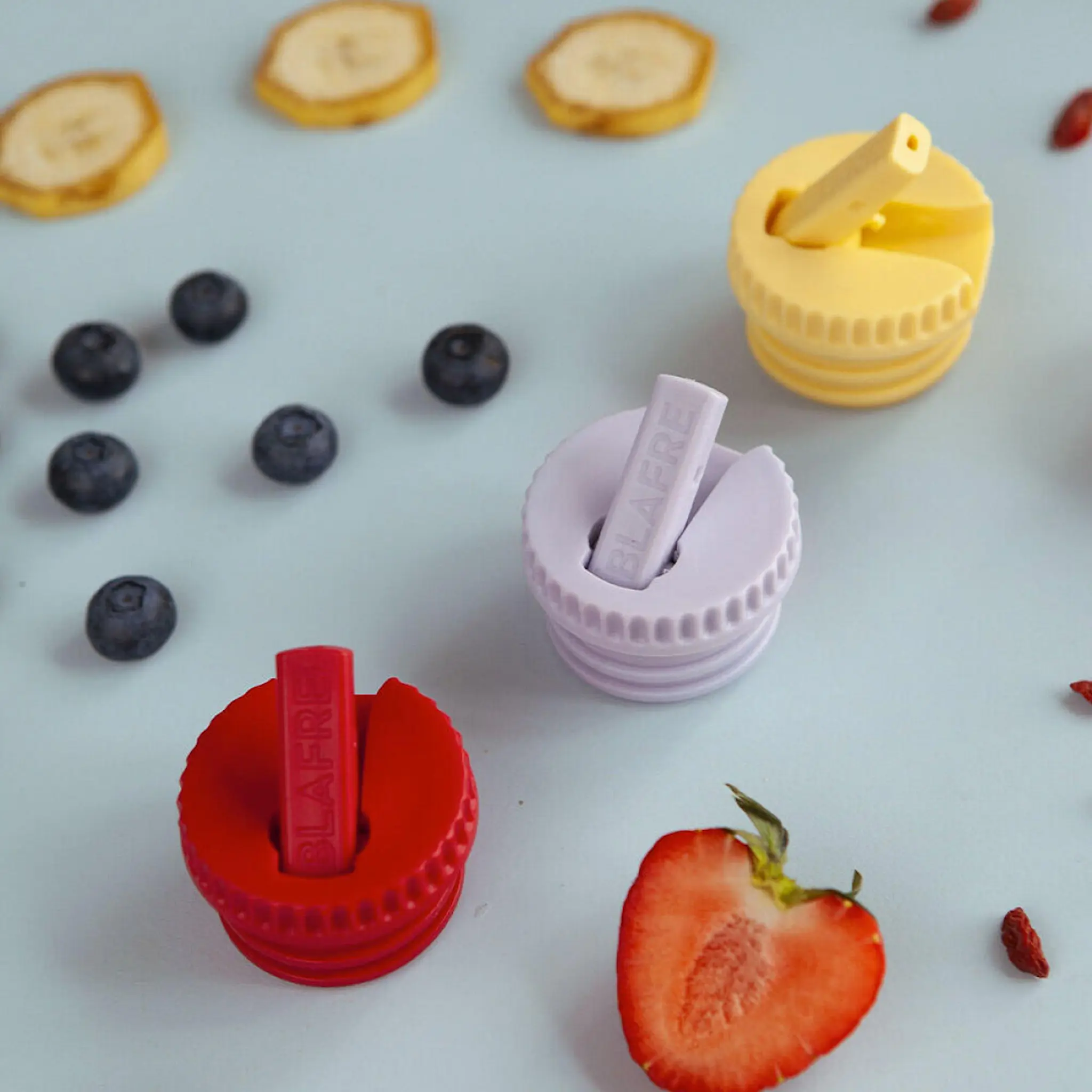 Blafre Kork med fällbar drickpip ljuslila