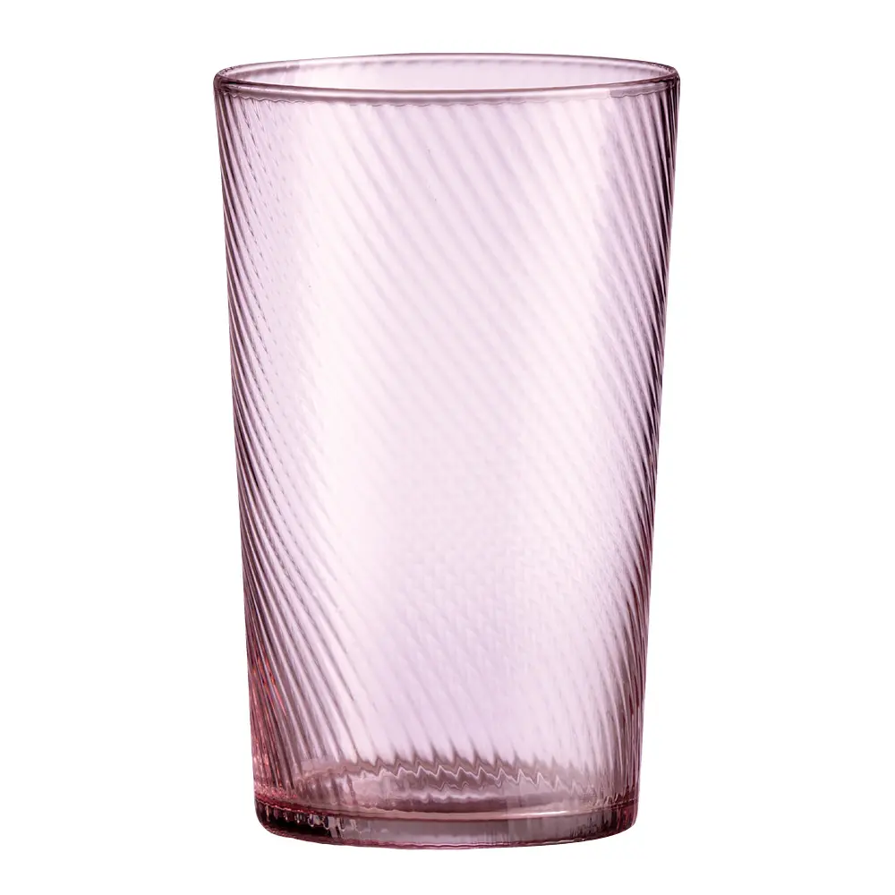 Raw Unique Swirl Highball Lasi 45 cl Pink
