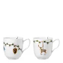 Hammershøi Christmas mugg 2020+2021 set 2 delar 33 cl vit