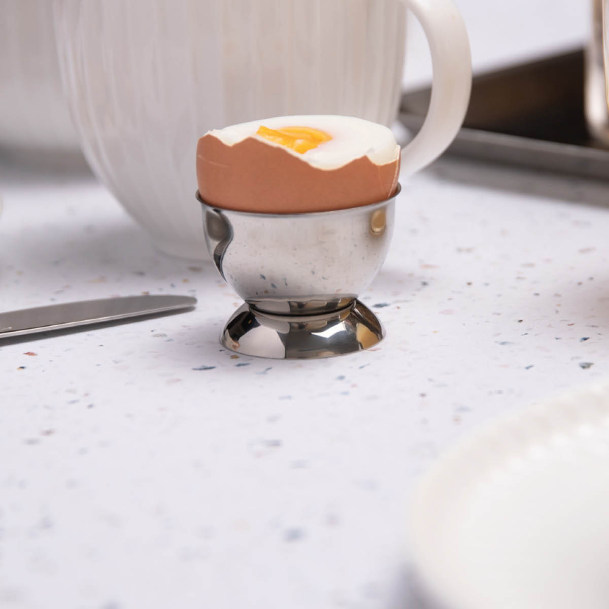 Exxent Äggkopp 4,8 cm stål