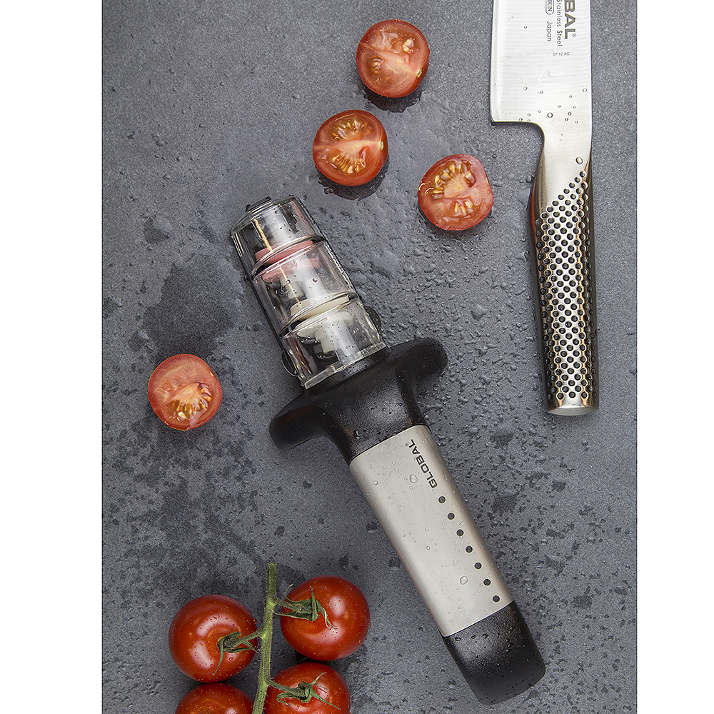 Global Knivsliper m/2 hjul G-91/SB svart