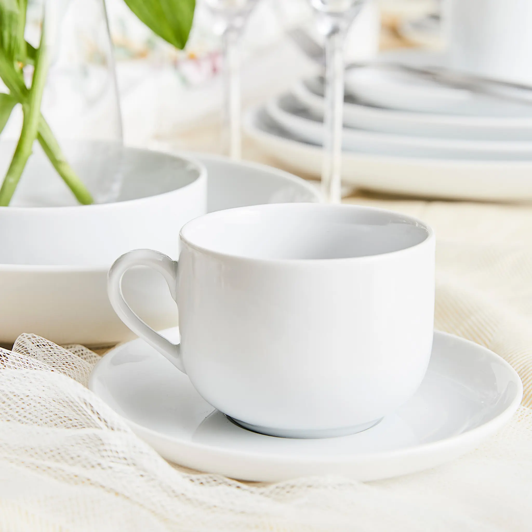 Aida Atelier kopp 18 cl 4-pack super white