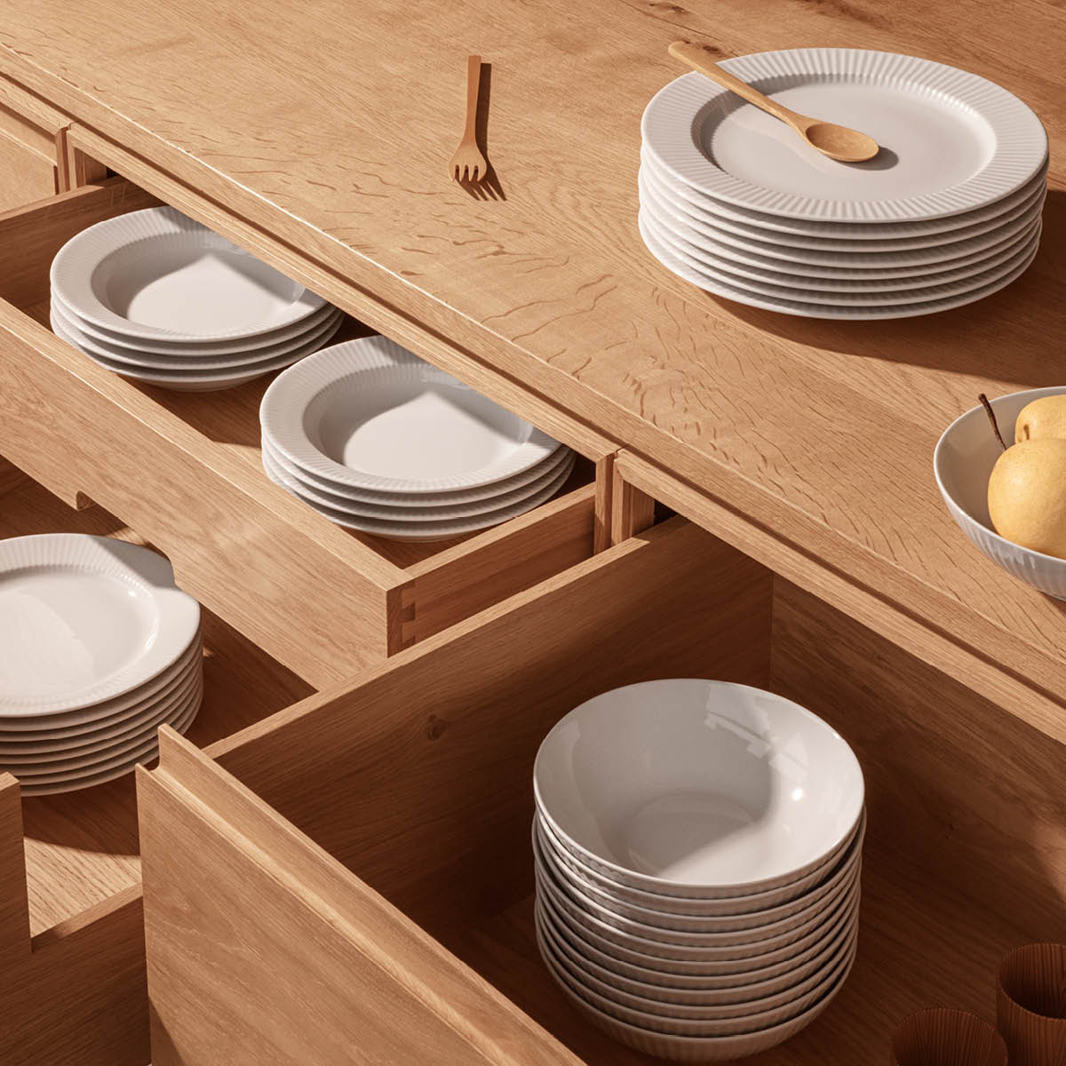 Eva Trio Eva Trio Legio Nova Tallrik flat 28 cm Vit