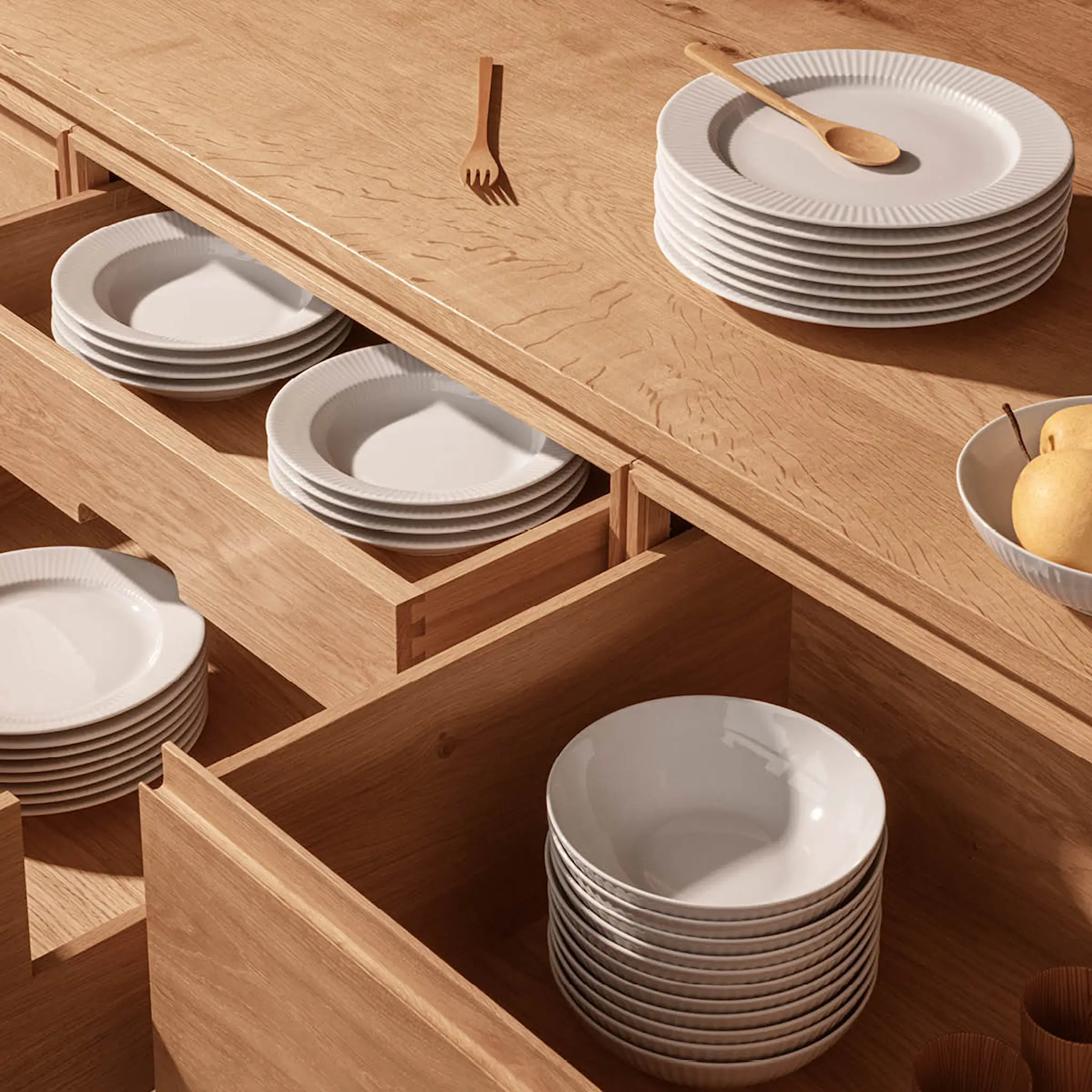 Eva Trio Eva Trio Legio Nova Tallrik flat 28 cm Vit