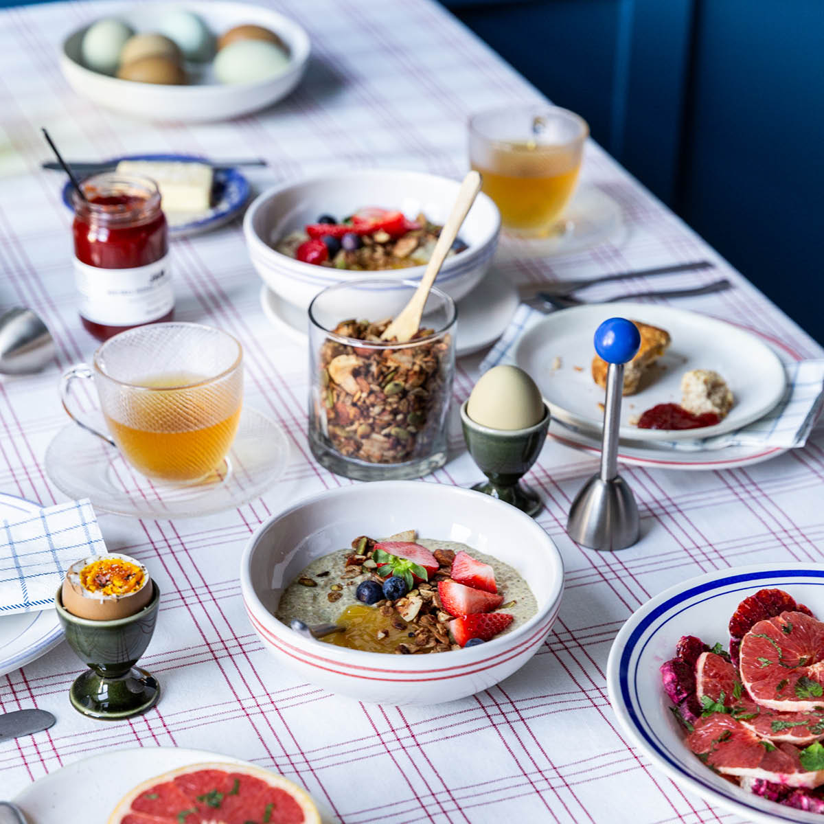 Nicolas Vahé Eggåpner 13 cm blå